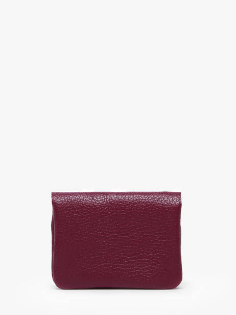 Portemonnee Leder Milano Rood caviar CA23092 ander zicht 2